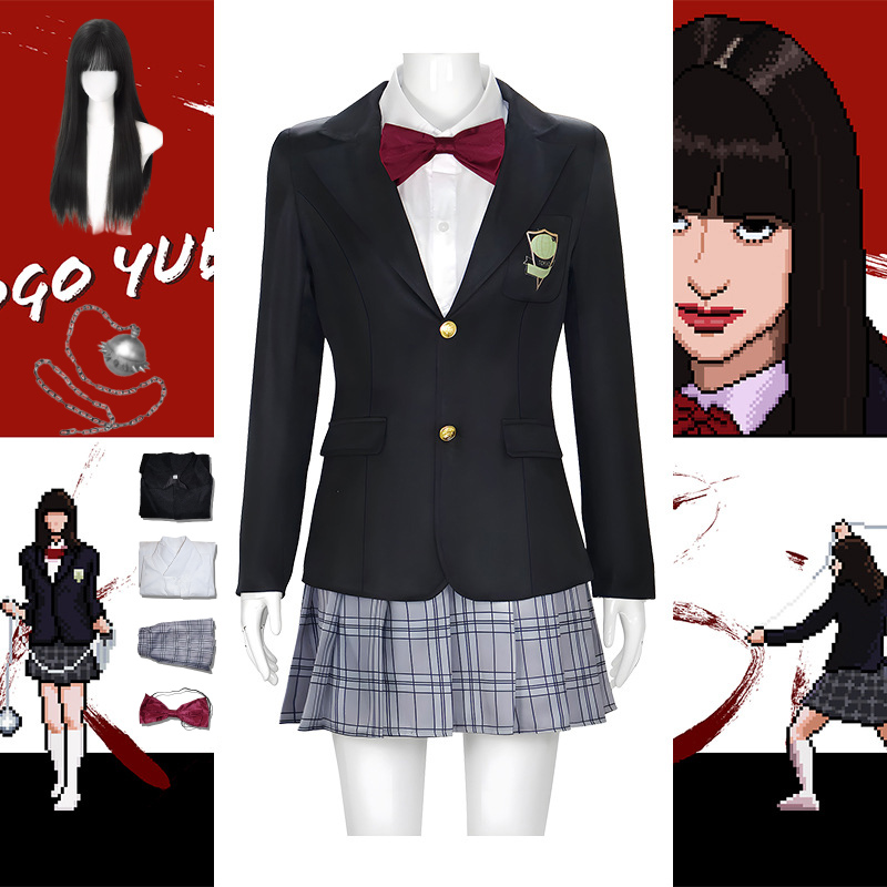 Formal Skirt - Halloween Gogo Yubari Cosplay Schwarze Uniform