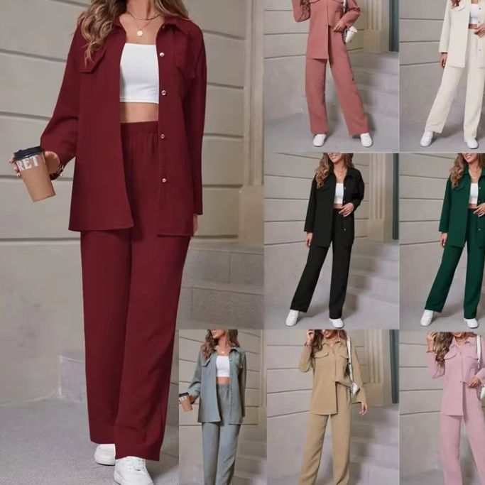 Womens Blazer - Frühling und Herbst Neue Zweiteilige Sets