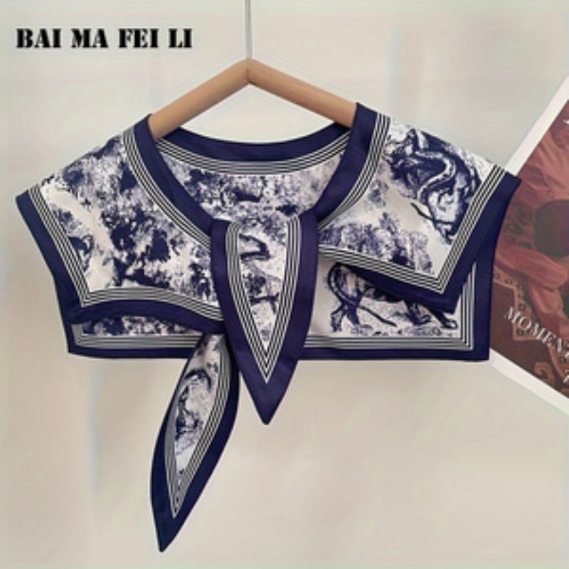 Silk Blouse - Vielseitiger Seidenschal für Damen, Frühling, Sommer,