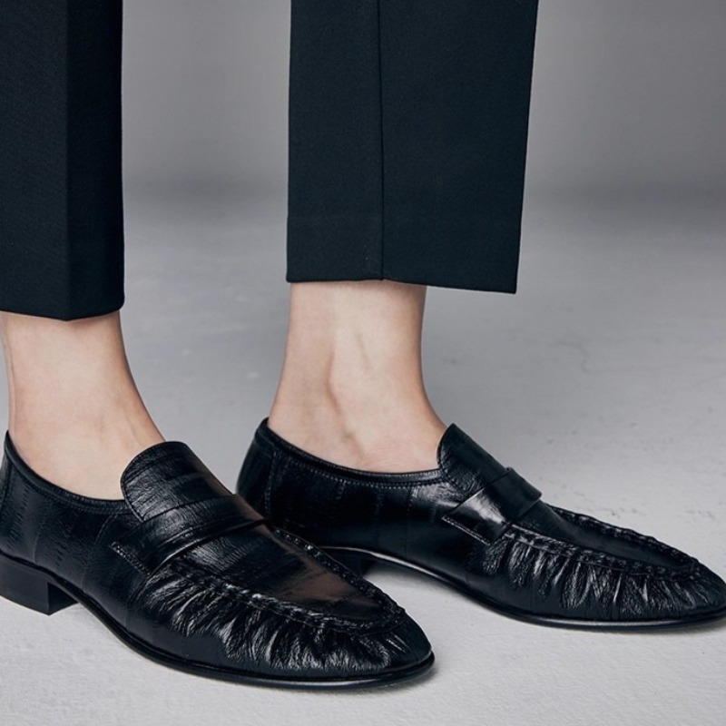Womens Heels - Luxuriöse Damenschuhe Neue Handgefertigte Echtleder-Loafer für