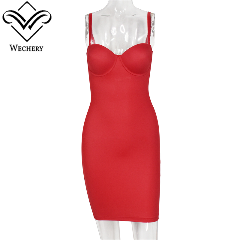 Women'S Red Formal Wear - Wechery Rote Kleider für Frauen, schlankmachende