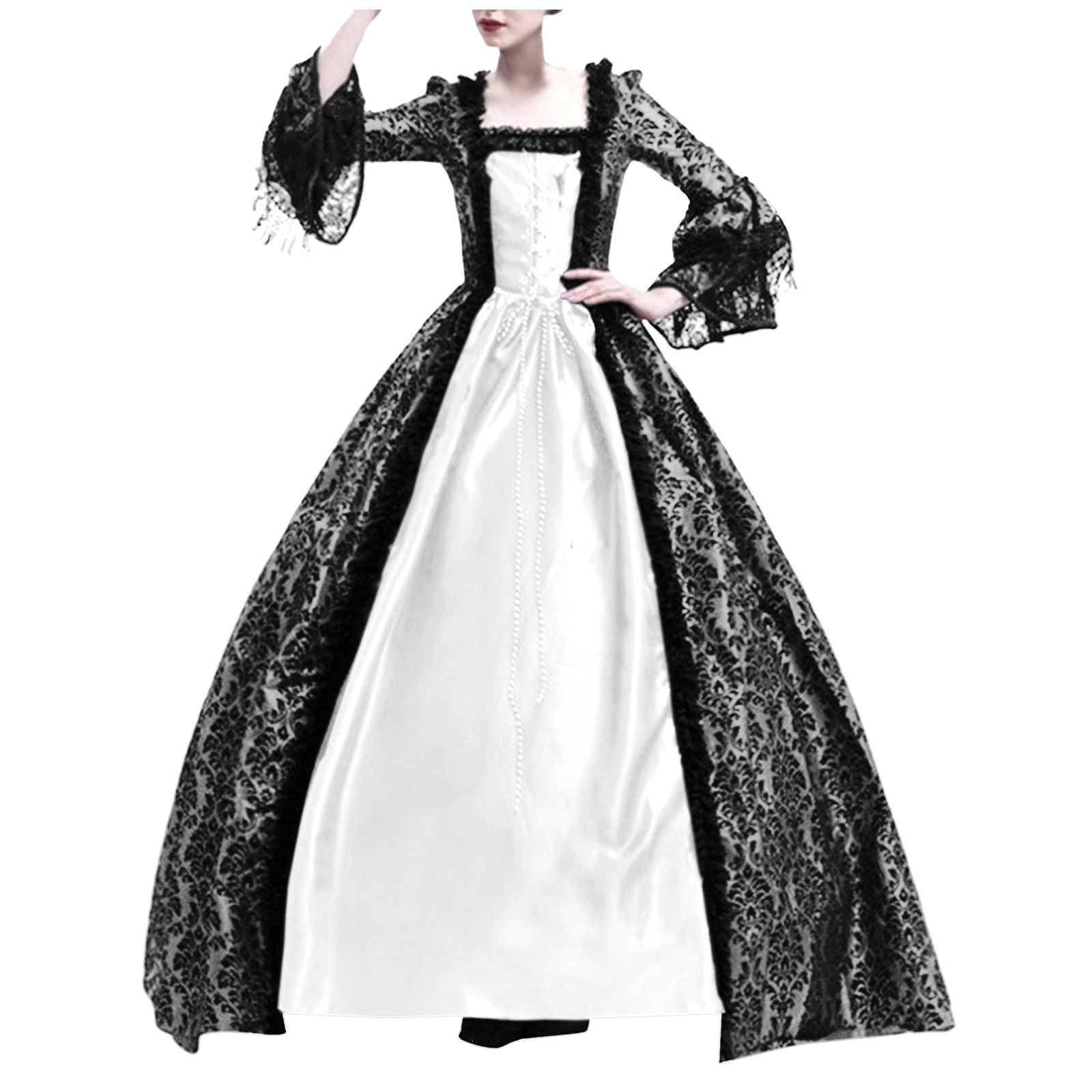 Evening Gown - Cosplay Mittelalterliches Palastprinzessinnenkleid für Erwachsene Vintage