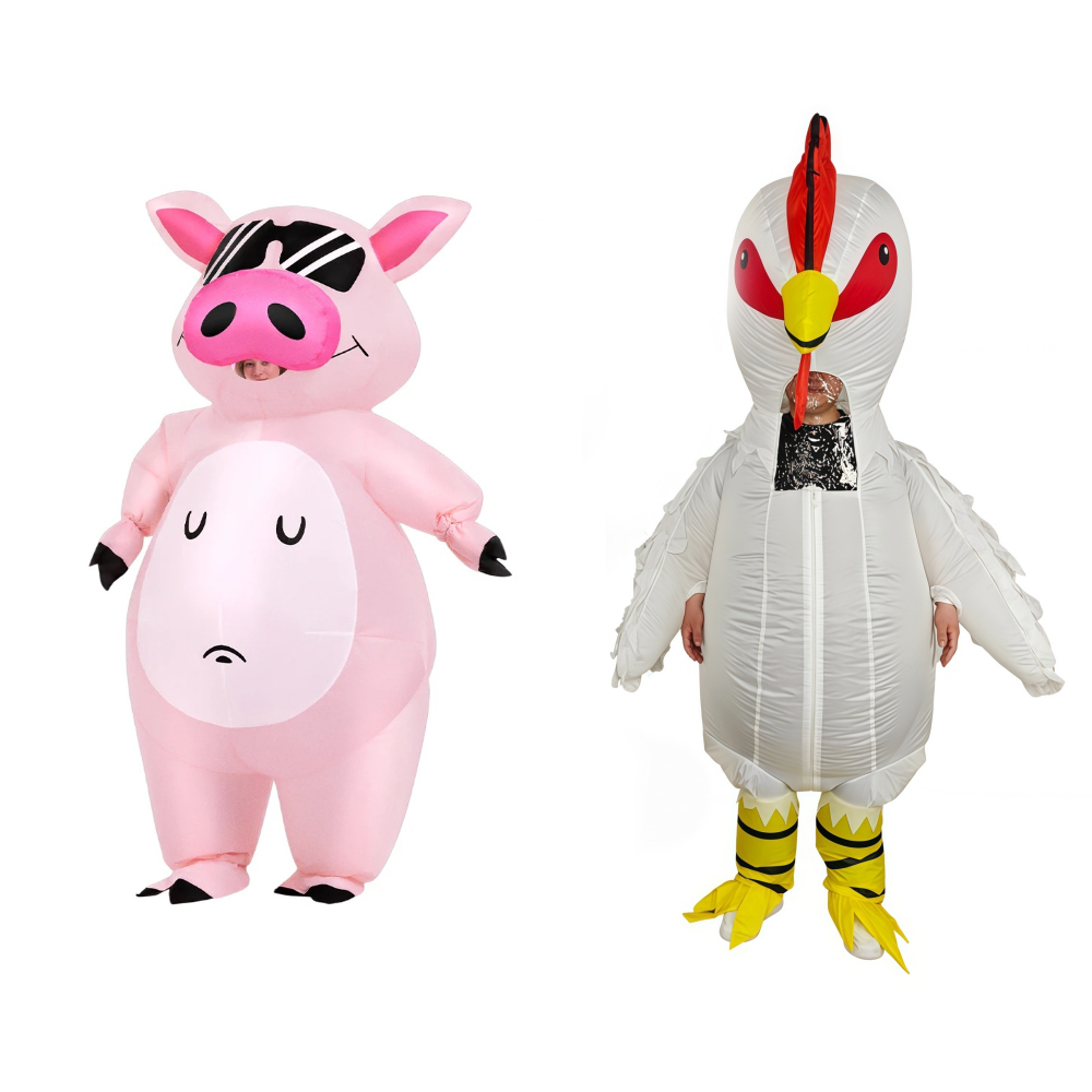 Cartoon-Tier-Ferkel-Aufblasbar – Womens Suit Bewertung und Preis