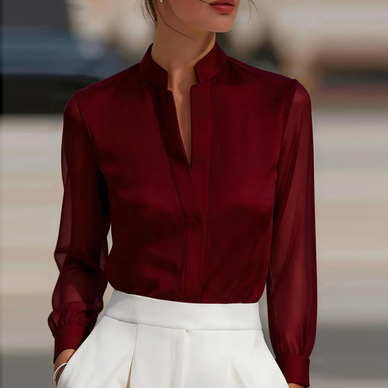Neue Mesh-Transparente Modisch – Silk Blouse Bewertung und Preis