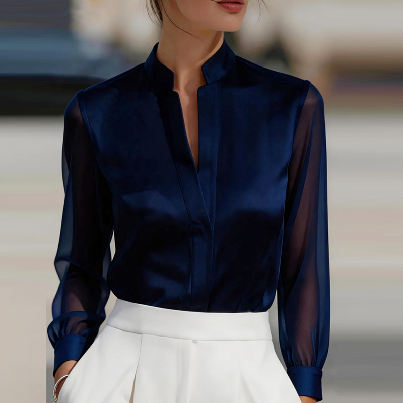 Neue Mesh-Transparente Modisch – Silk Blouse Bewertung und Preis