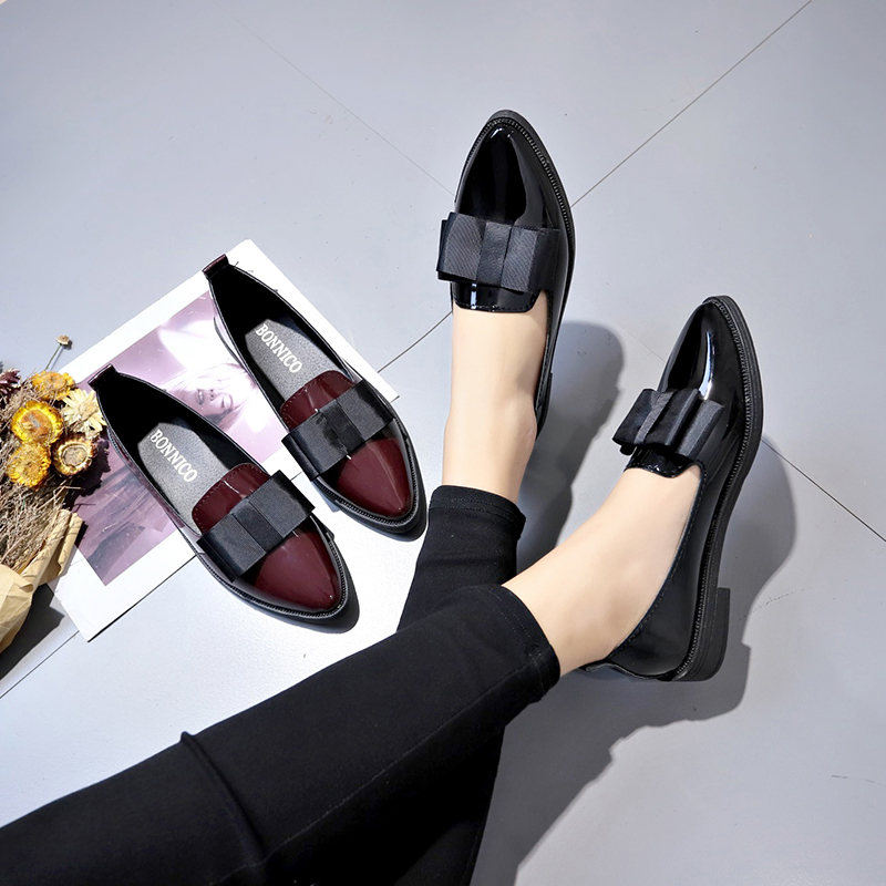 Schwarze/Weinrote Lackleder-Sp – Womens Heels Bewertung und Preis