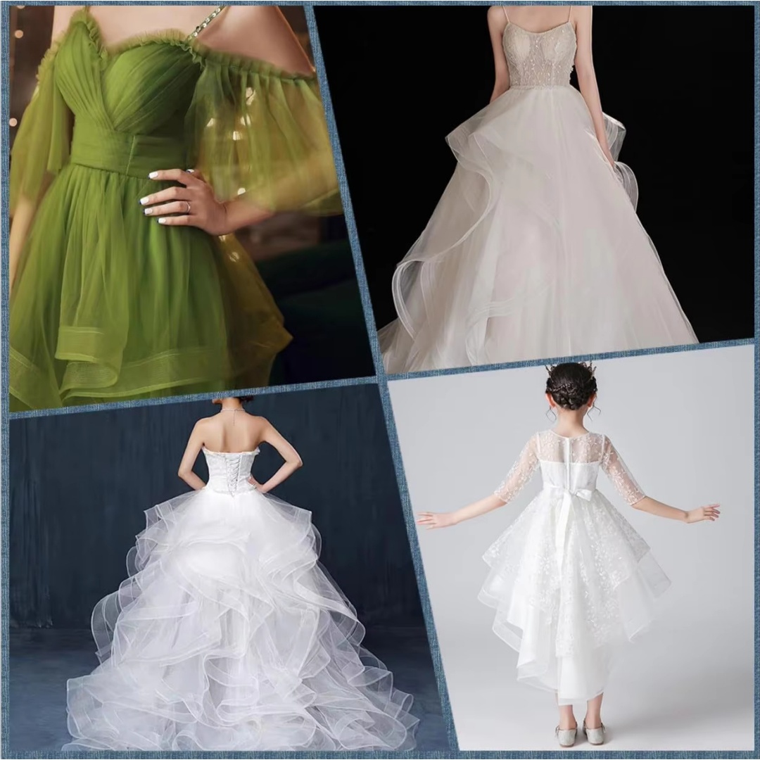 Verschiedenfarbige dehnbare Ro – Wedding Dress Bewertung und Preis