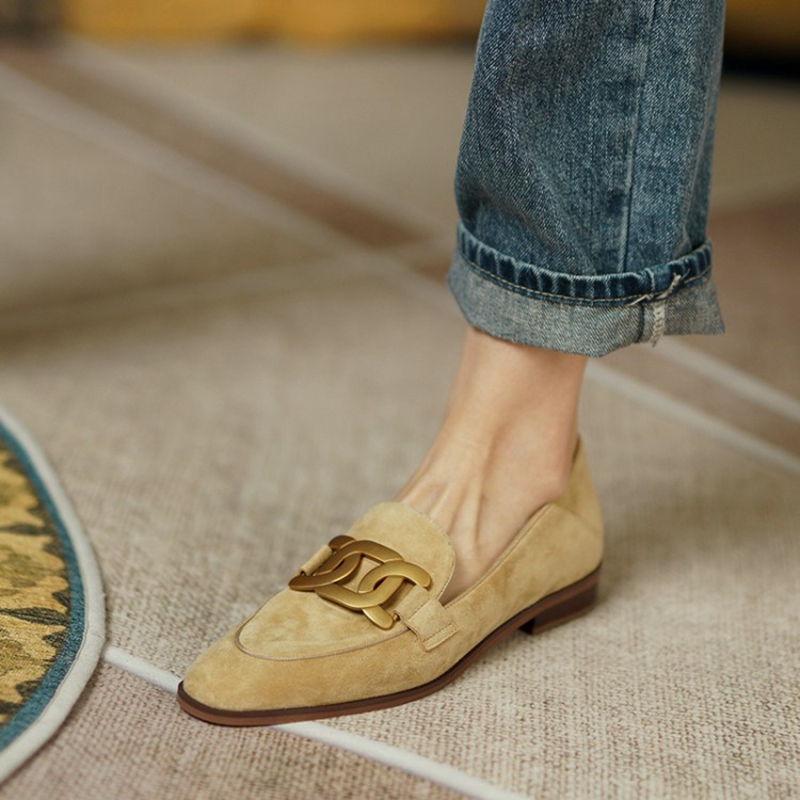 Wildleder Leder Frauen Loafers – Womens Heels Bewertung und Preis