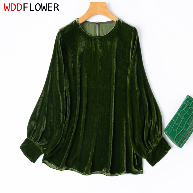 Damen-Seidenbluse aus Samt, 10 – Silk Blouse Bewertung und Preis