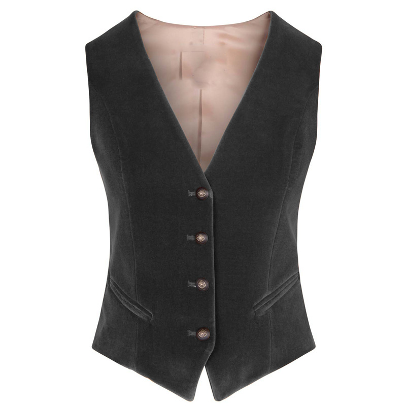 Damen-Weste aus Samt mit V-Aus – Womens Blazer Bewertung und Preis